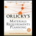 Orlickys Material Requirements Planning