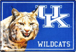 Kentucky Wildcats College Mascot Rug