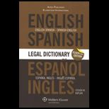 English/ Spanish and Spanish/ English Legal Dictionary