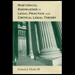 Rhetoric Knowledge in Legal Practice