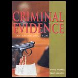 Criminal Evidence  Introduction