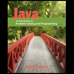 Java  Introduction to Problem Solving and Programming   Text