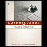 Cornerstones of Financial Accounting