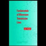 Fundamentals of Microwave Transmission Lines