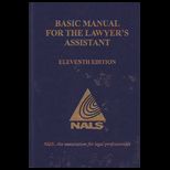 Basic Manual for Lawyers Assistant