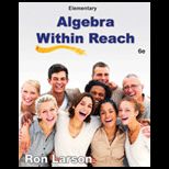 Elementary Algebra Algebra Within Reach Text Only
