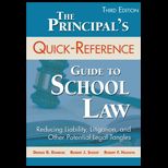 Principals Quick Reference Guide to School Law