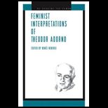 Feminist Interpretations of Theodor Adorno