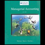 Ac239 Managerial Accounting (Custom)