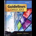 Guidelines for Microsoft Office 2013   With CD