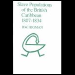 Slave Populations of British Caribbean