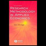 Research Methodology in Applied Economics