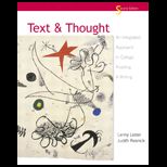 Text and Thought  An Integrated Approach to College Reading and Writing