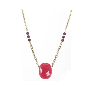 ROX by Alexa Dyed Pink Jade Necklace, Womens