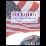 Sociology  Down to Earth Approach (Custom Package)
