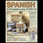 Spanish in 10 Minutes a Day   Book With 6 CDs