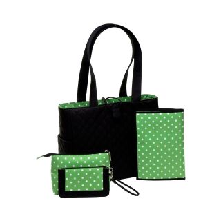 JP LIZZY Sprout Tote Set, Black