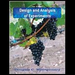 Design and Analysis of Experiments