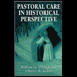 Pastoral Care in Historical Perspective