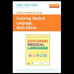 Medical Terminology Online for Exploring Medical Language (New)