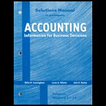 Accounting  Information for Business Decisions   Solution Manual, Volume I