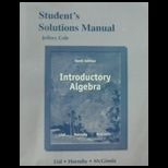 Introductory Algebra   Student Solution Manual