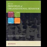 Bus105  Principles Organ. Behavior   With CD (Custom)