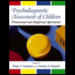 Psychodiagnostic Assessment of Children  Dimensional and Categorical Approaches