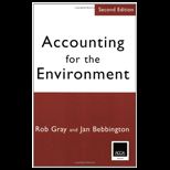 ACCOUNTING FOR THE ENVIRONMENT SECOND