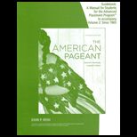 American Pageant, Volume II   Guidebook Man. For Students