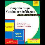 Comprehension and Vocabulary Strategies for the Elementary Grades W/ CD ROM