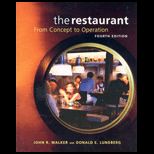 Restaurant  From Concept to Operation and Workbook