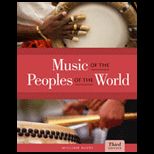 Music of the Peoples of the World   With Access