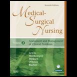 Medical Surgical Nursing Assessment and Management of Clinical Problems Volume 1 and 2   With CD  Package