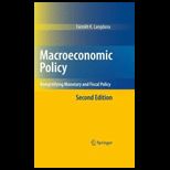 Macroeconomic Policy Demystifying Monetary and Fiscal Policy