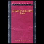 Administrative Law CANADIAN<