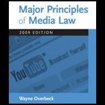 Major Principles of Media Law, 2011 Edition