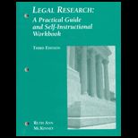McKinneys Legal Research  A Practical Guide and Self Instructional Workbook / With Workbook with Computer Assisted Legal Research Package