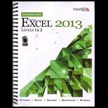 Microsoft Excel 2013 Bench, Level 1 and 2 With Cd