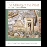 Making of West  Peoples and Cultural, Volume I Text Only