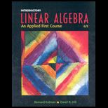 Introductory Linear Algebra  An Applied First Course
