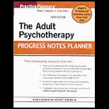 Adult Psychotherapy Progress Notes