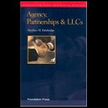 Agency, Partnership and Limited Liability Companies