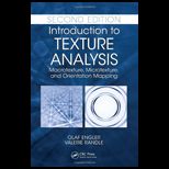 INTRODUCTION TO TEXTURE ANALYSIS MACR