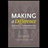 Making a Difference  Advocacy Competencies for Special Education Professionals