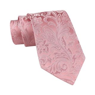 Stafford Tonal Paisley Silk Tie, Pink, Mens
