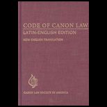 Code of Canon Law, Latin   English Edition