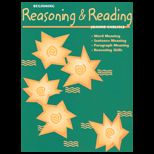 Beginning Reasoning and Reading