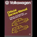 Volkswagen Fastback and Squareback Official Service Manual, Type 3, 1968 1973
