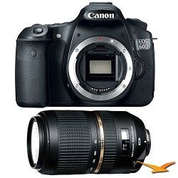 Canon EOS 60D 18 Megapixel SLR Digital Camera AF 70 300mm Tamron Lens
